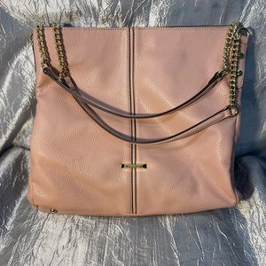 Anne Klein light pink tote shoulder bag